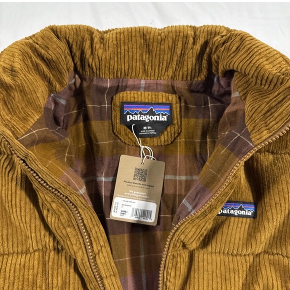 NWT Women’s Patagonia Fjord Corduroy Puffer Jacket size M - Picture 2 of 6